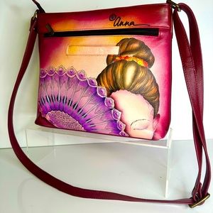 ANUSCHKA  BRAND NEW NWOT  MSRP $328.00- FLAMENCO FIESTA STUNNING!